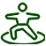 Therapeutic exercise routine icon