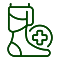 Orthopaedic therapy illustration icon
