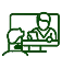 Telerehabilitation virtual physiotherapy icon