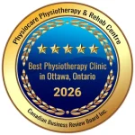 CBRB 2026 verification badge for Physiocare Physiotherapy Clinic in Ottawa, Ontario