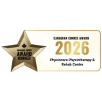 Canadian Choice Award Winner 2026 badge for Physiocare